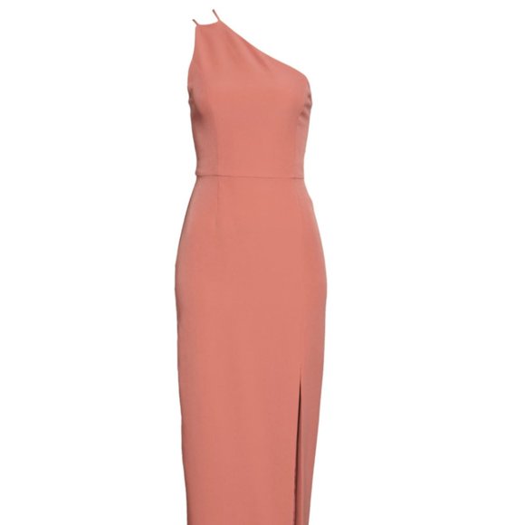 WAYF - The Lenore One Shoulder Column Dress - Picture 2 of 7